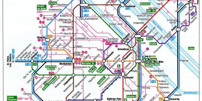 خريطة النمسا فيينا القطار