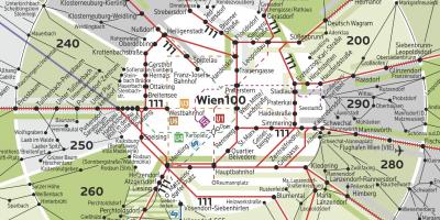 فيينا المنطقة 100 خريطة