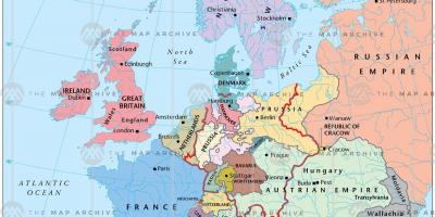 فيينا النمسا خريطة أوروبا