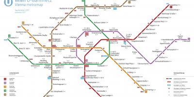 خريطة مترو فيينا التطبيق