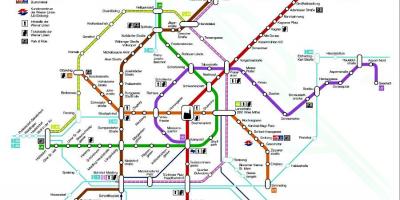 فيينا محطة مترو خريطة