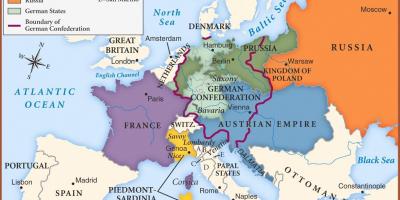 خريطة فيينا في أوروبا