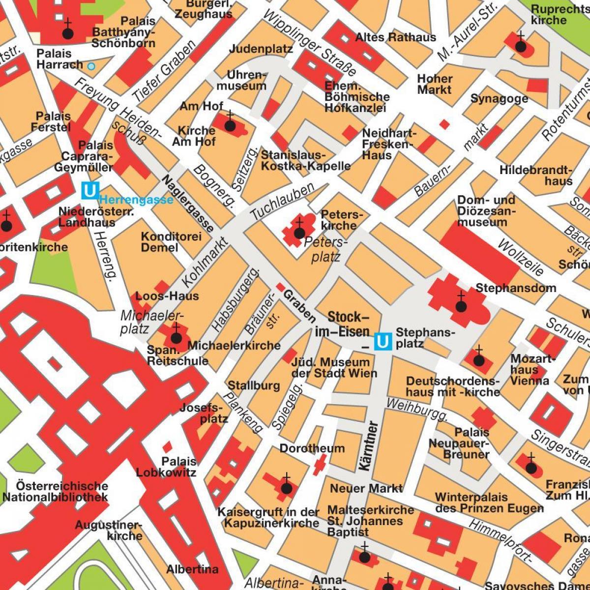 فيينا centrum خريطة
