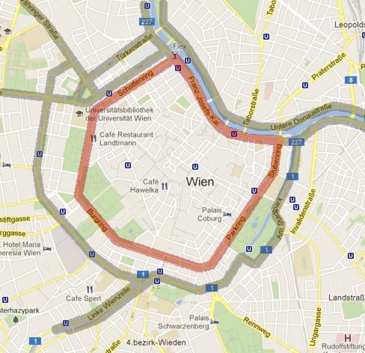 فيينا منطقة 7 خريطة
