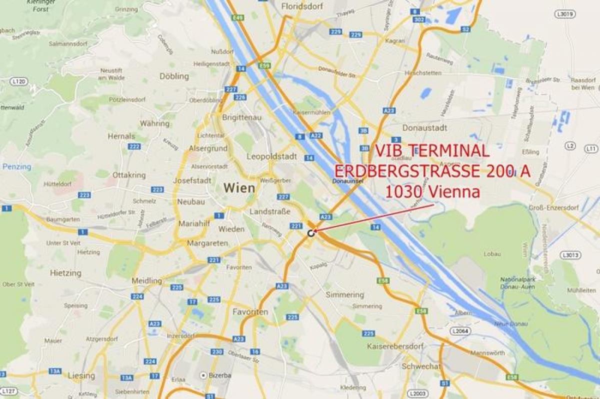 خريطة فيينا المصنوعة منزليا