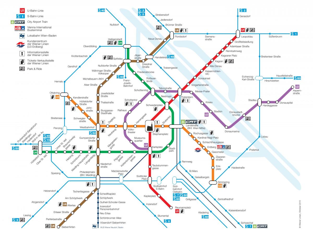فيينا النقل العام الخريطة