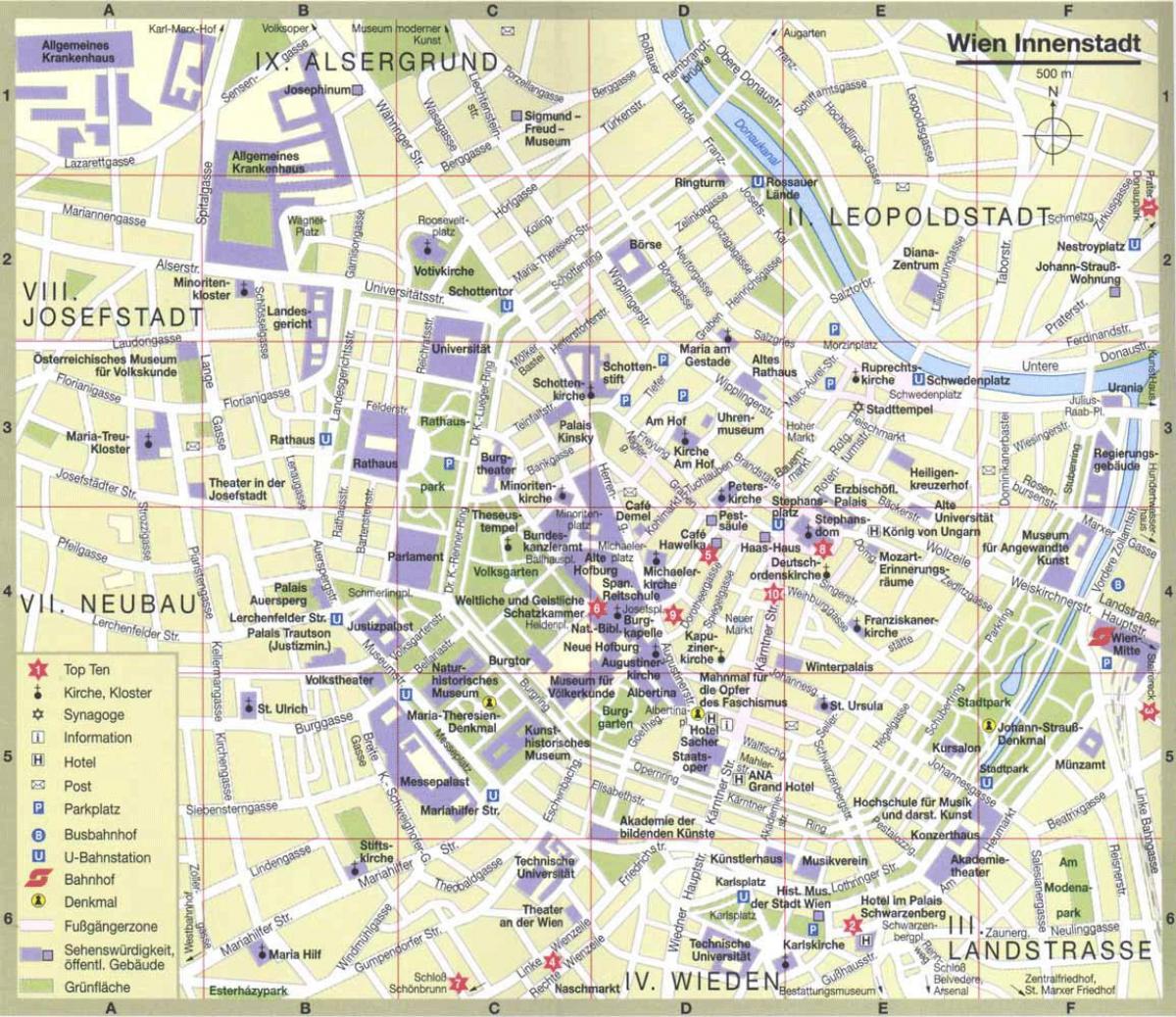 فيينا سيتي خريطة