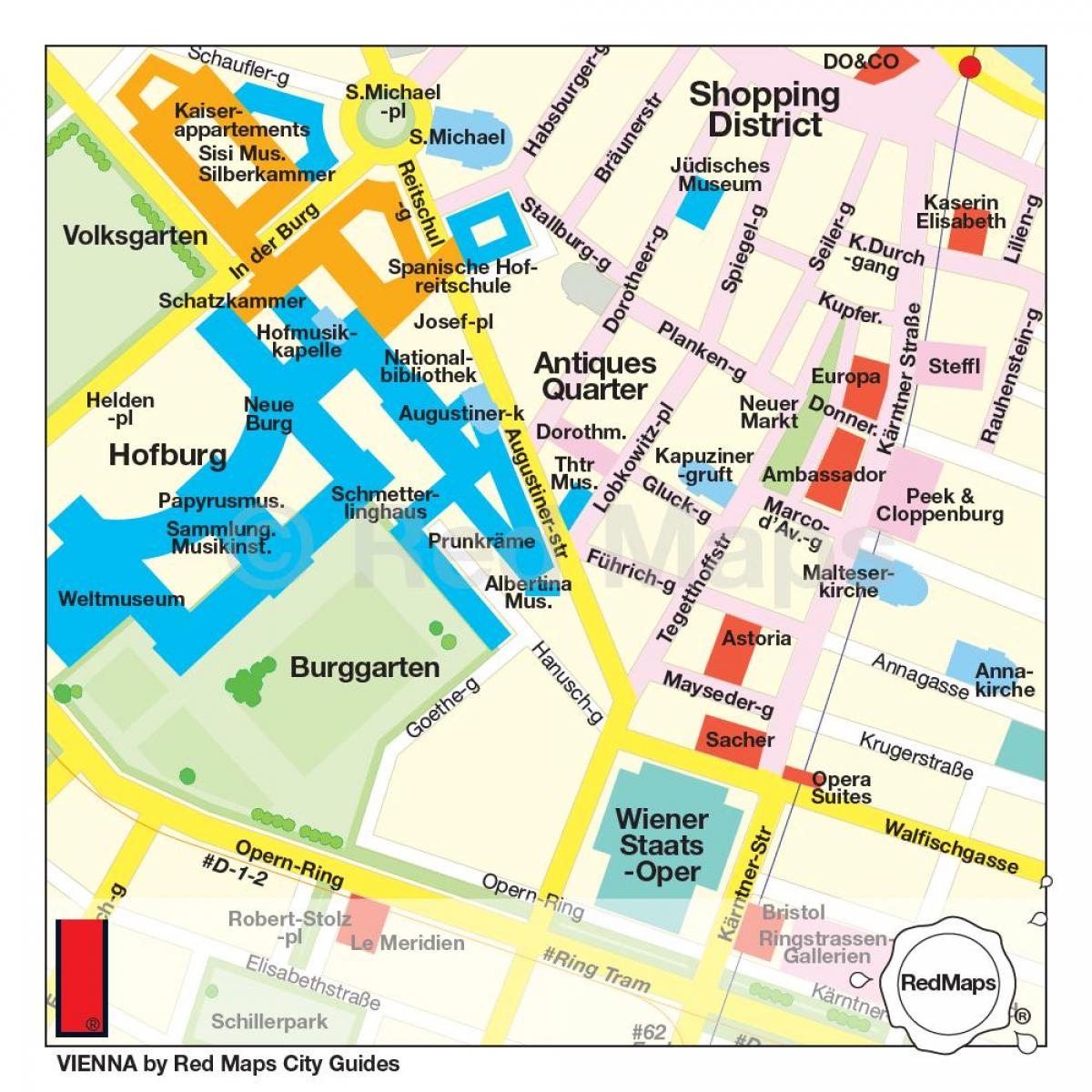 خريطة فيينا للتسوق