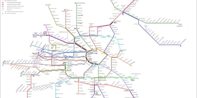 فيينا strassenbahn خريطة