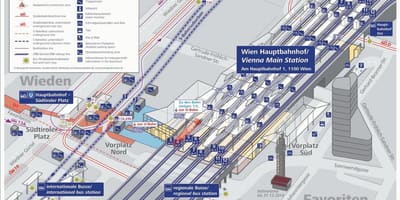 فيينا hbf خريطة